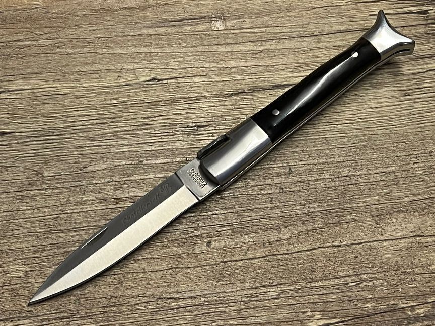Das Chatellerault Prestige, französisches Taschenmesser, Griff Büffelhornspitze poliert, Schmiede Coutellerie du Bastion, Le Berger, Messer