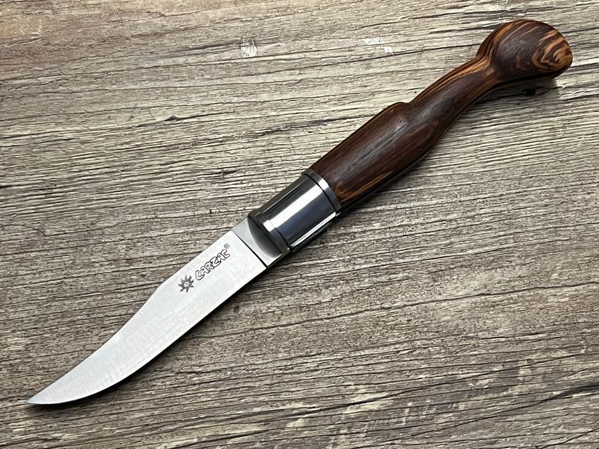 Couteau Tradition, Widderkopf, Griff Steineiche,  Klinge 12 C 27 (Sandvik),  Coutellerie Du Larzac, Midi Pyrenees