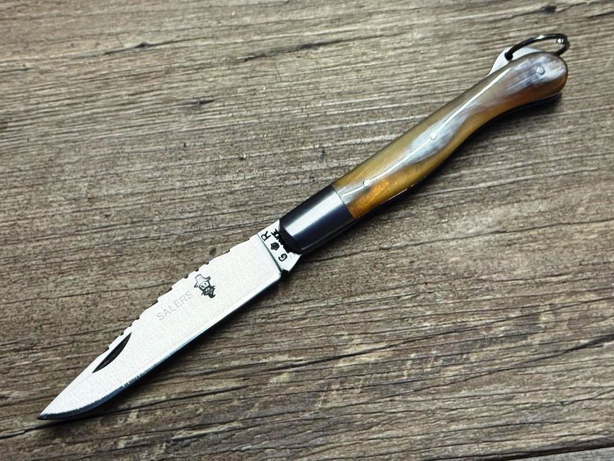 Das Salers , französisches Taschenmesser, Griff  Hornspitze, Schmiede Thiers Issard
