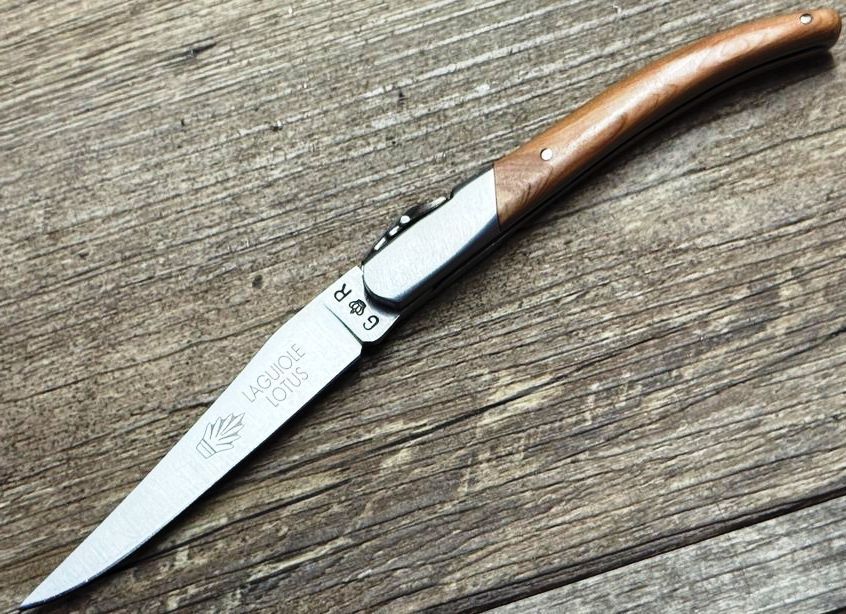 LAGUIOLE Modell Lotus, Griff Wacholder, Coutellerie Thiers Issard