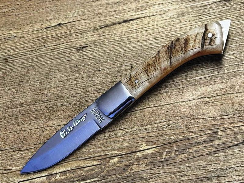 L` Aristo, korsisches Hirtenmesser, Griff Widderhorn, Coutellerie du Bastion Le Berger, Messer Nr. 4 L` Aristo, korsisches Hirtenmesser, Griff Widderhorn, Coutellerie du Bastion Le Berger, Messer Nr. 4