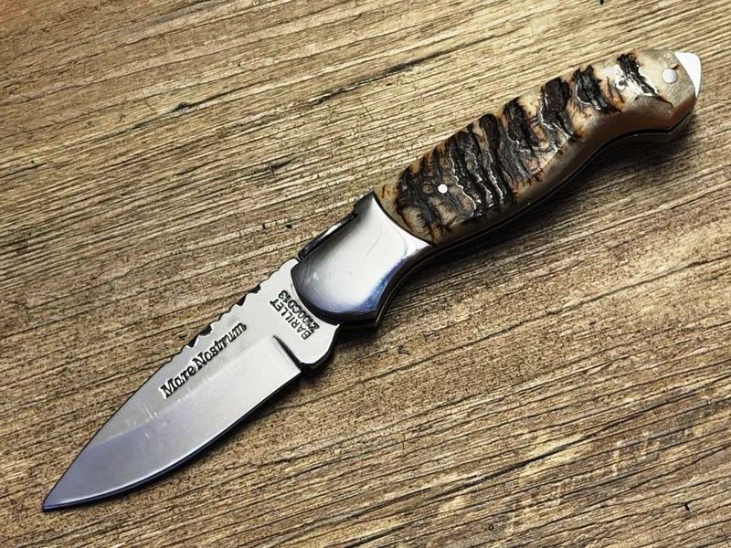 Mare Nostrum Prestige, korsisches Taschenmesser, Griff Widderhorn poliert, Coutellerie du Bastion Le Berger, Messer Nr. 1 Mare Nostrum Prestige, korsisches Taschenmesser, Griff Widderhorn poliert, Coutellerie du Bastion Le Berger, Messer Nr. 1