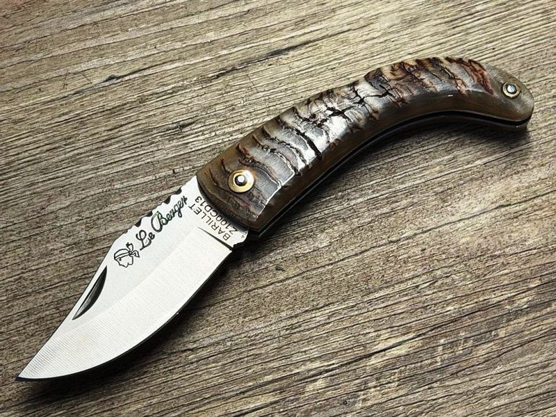 U Tempu Prestige, korsisches Hirtenmesser, Griff Widderhorn, Coutellerie du Bastion Le Berger Messer Nr. 1 U Tempu Prestige, korsisches Hirtenmesser, Griff Widderhorn, Coutellerie du Bastion Le Berger Messer Nr. 1