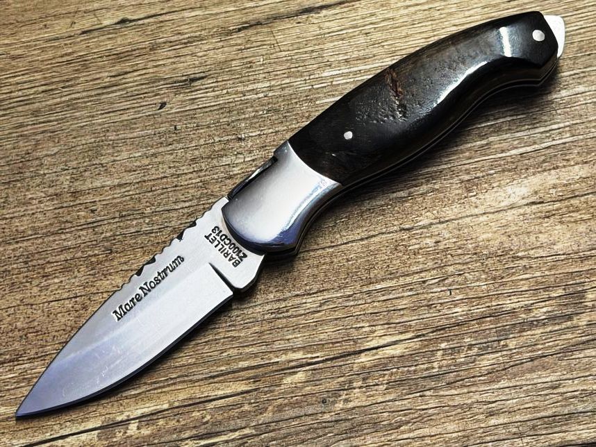 Mare Nostrum Prestige, korsisches Taschenmesser, Griff Widderhorn poliert, Coutellerie du Bastion Le Berger, Messer Nr. 4 Mare Nostrum Prestige, korsisches Taschenmesser, Griff Widderhorn poliert, Coutellerie du Bastion Le Berger, Messer Nr. 4