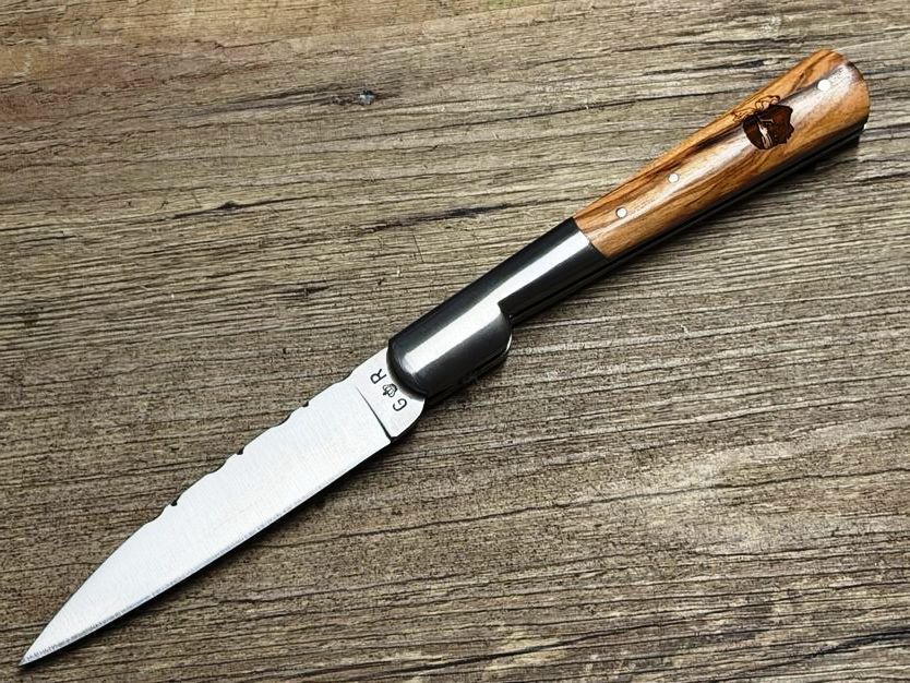 Großes Vendetta, Griff Olivenholz Schmiede Thiers Issard Großes Vendetta, Griff Olivenholz Schmiede Thiers Issard