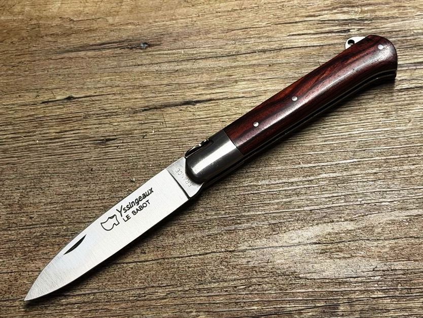 Das Yssingeaux,  französisches Taschenmesser, Griff Violettholz, Schmiede Au Sabot