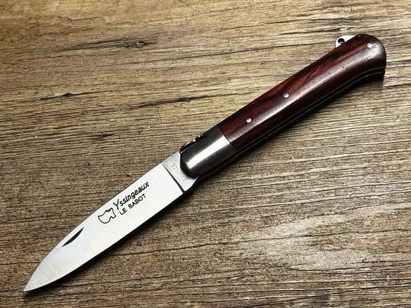 Das Yssingeaux, französisches Taschenmesser, Griff Violettholz, Schmiede Au Sabot Das Yssingeaux, französisches Taschenmesser, Griff Violettholz, Schmiede Au Sabot