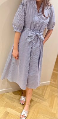 Robe rayures bleu