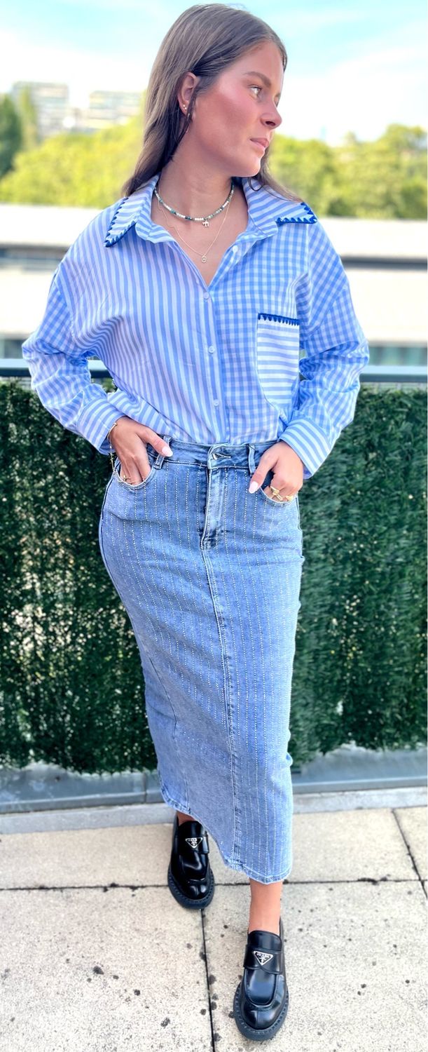 Chemisier bleu