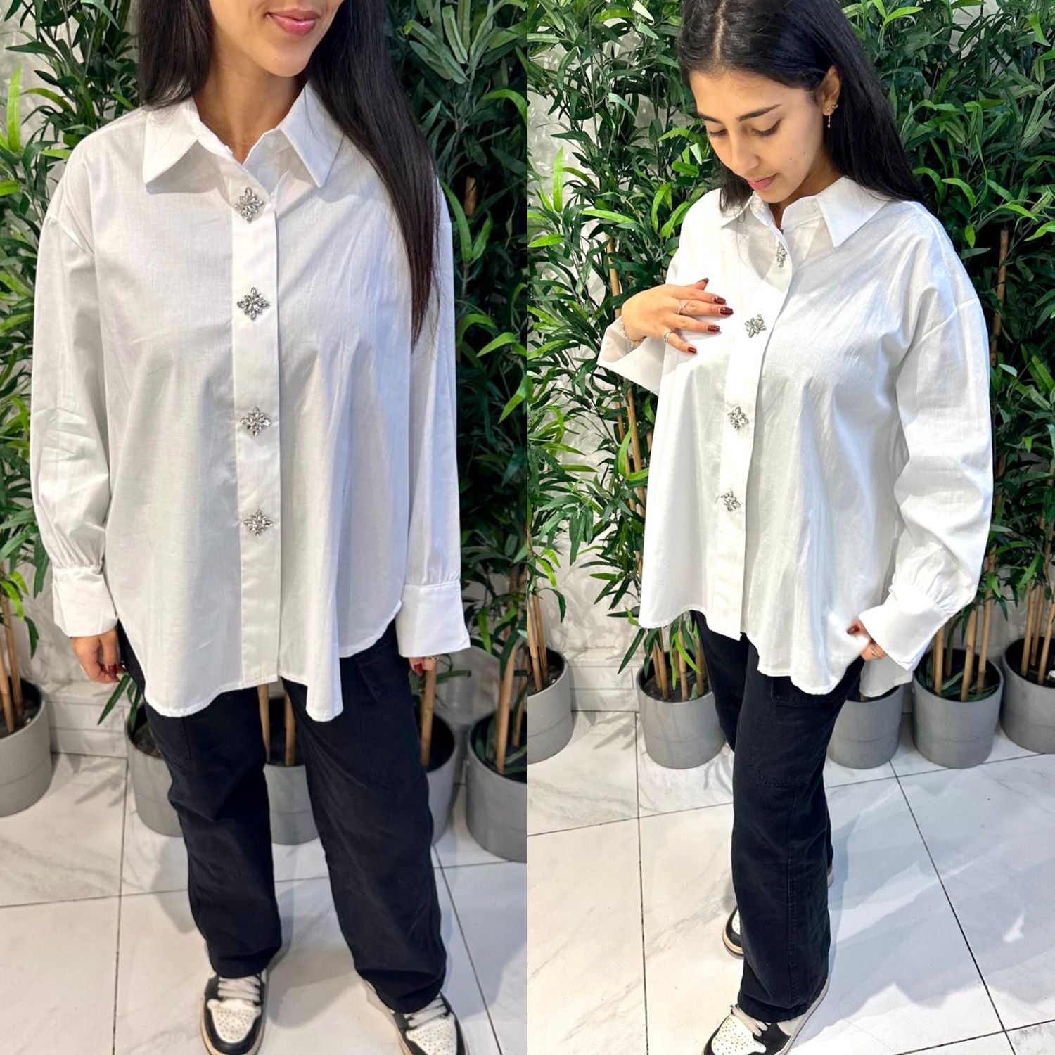 Chemisier Lital blanc