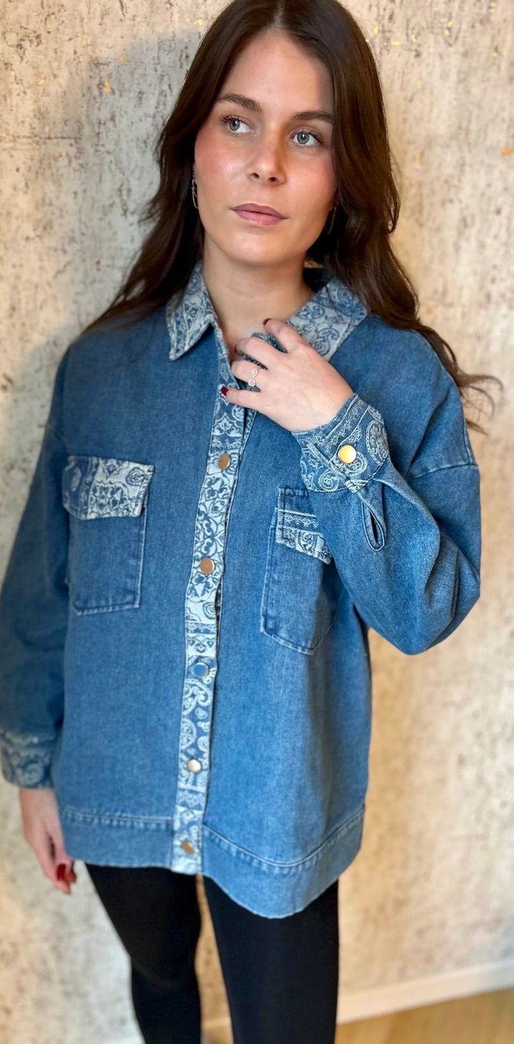 Veste en jean Ilana