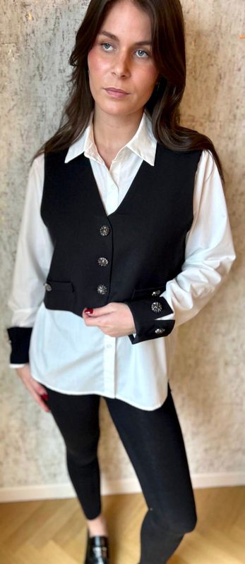 Chemise veste 2 en 1