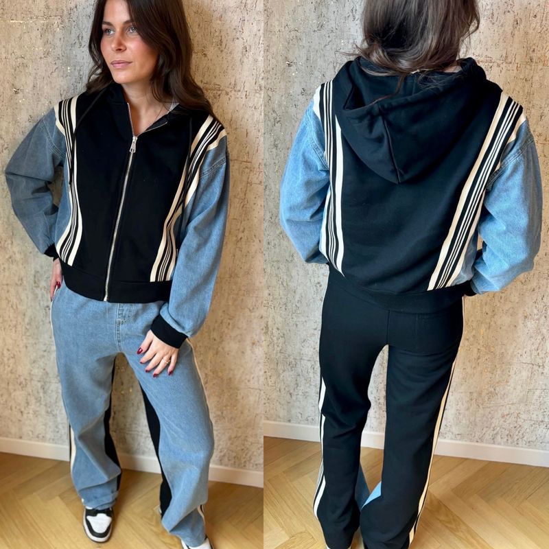 Ensemble jogging jean