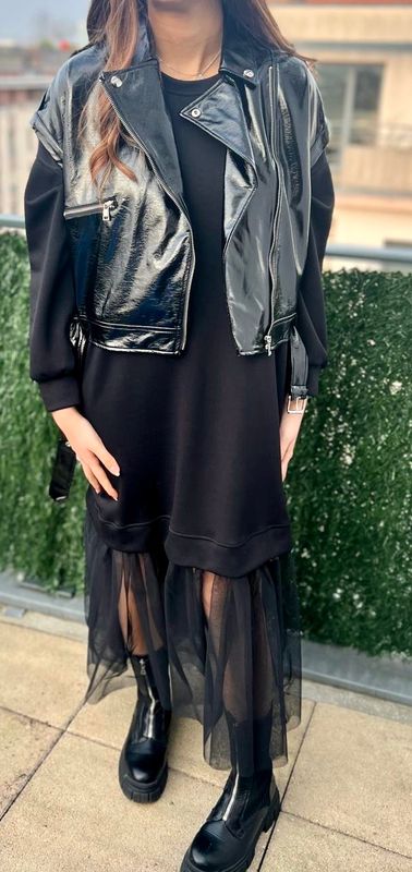 Robe sweat tulle