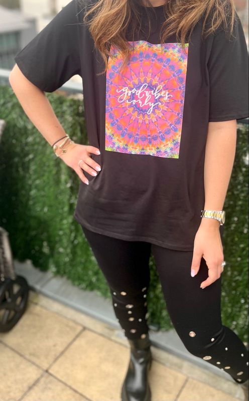 Tee shirt good vibes