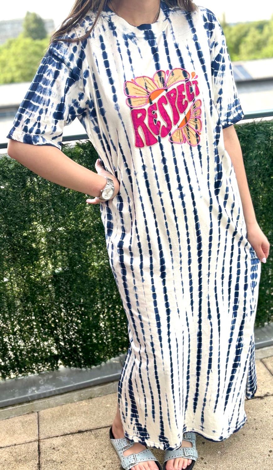Robe respect bleu