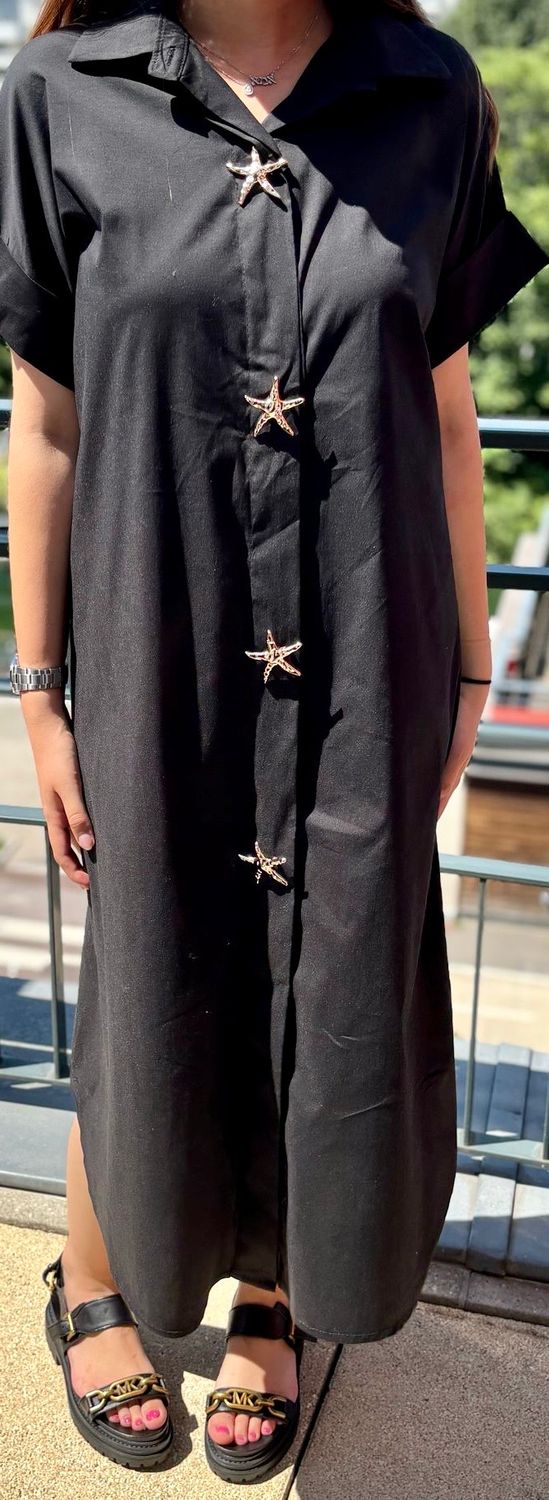 Robe étoile noir