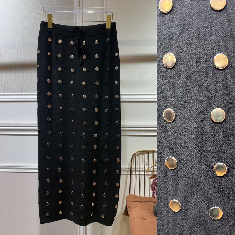 Jupe clous noir