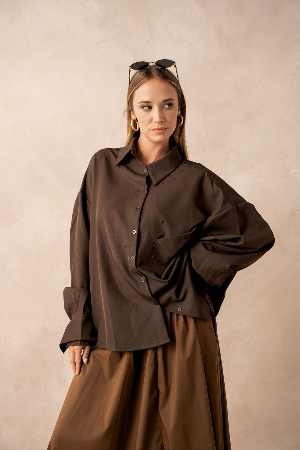 Chemise Nina choco