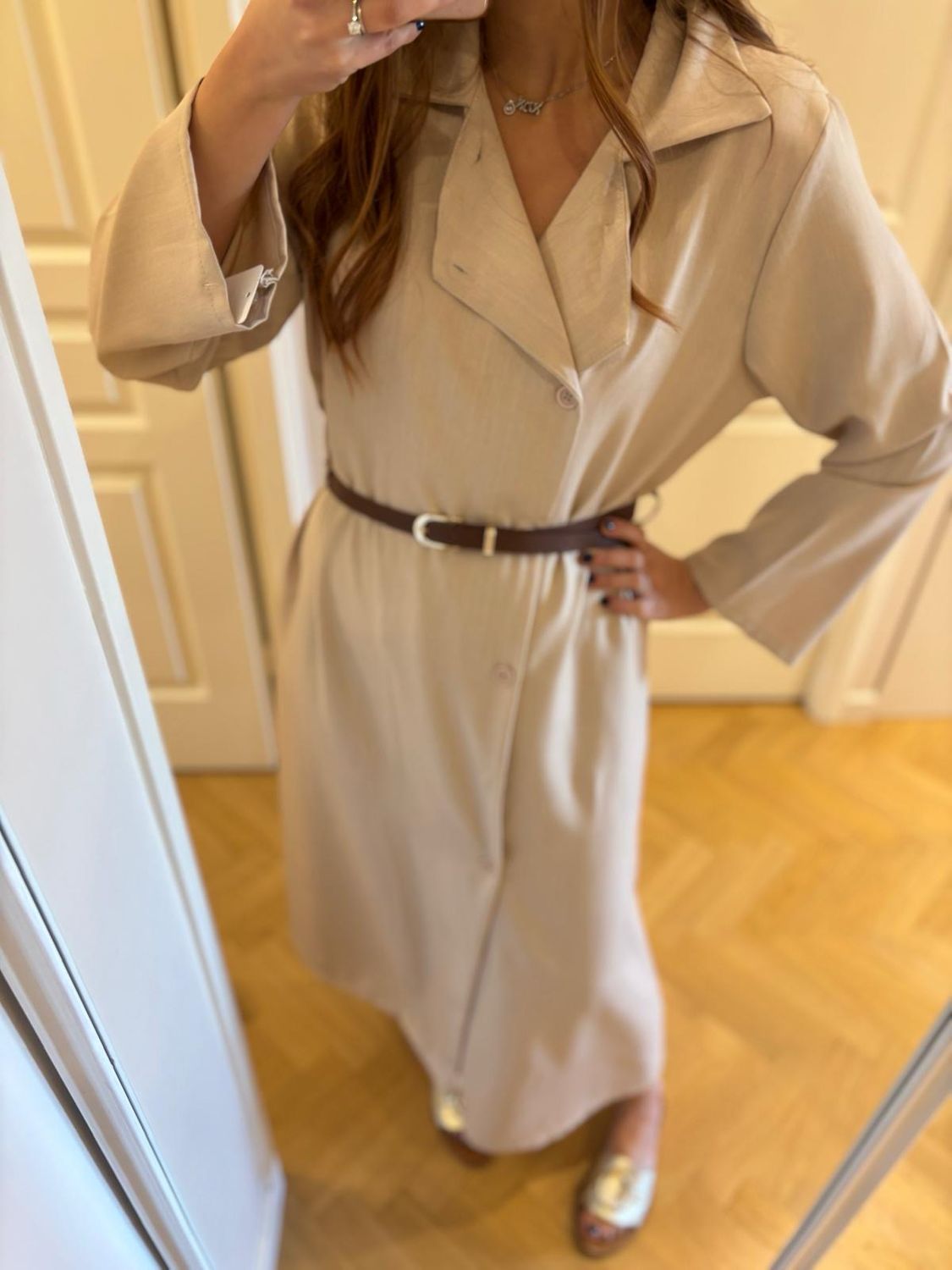Robe Lina beige