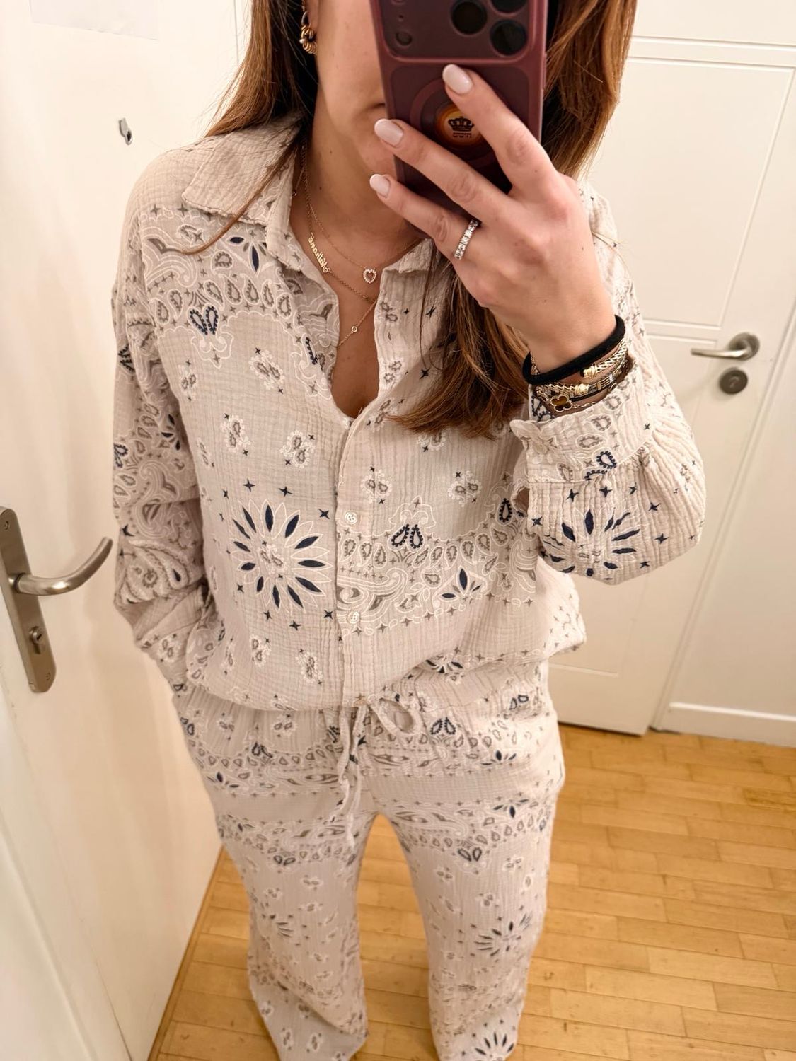 Ensemble bandana beige