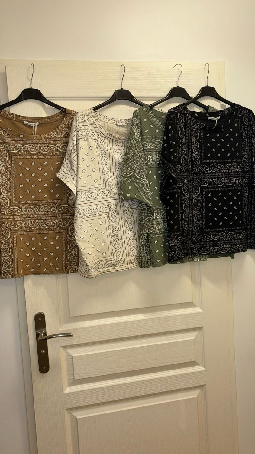 TEE shirt bandana, Coloris: Camel