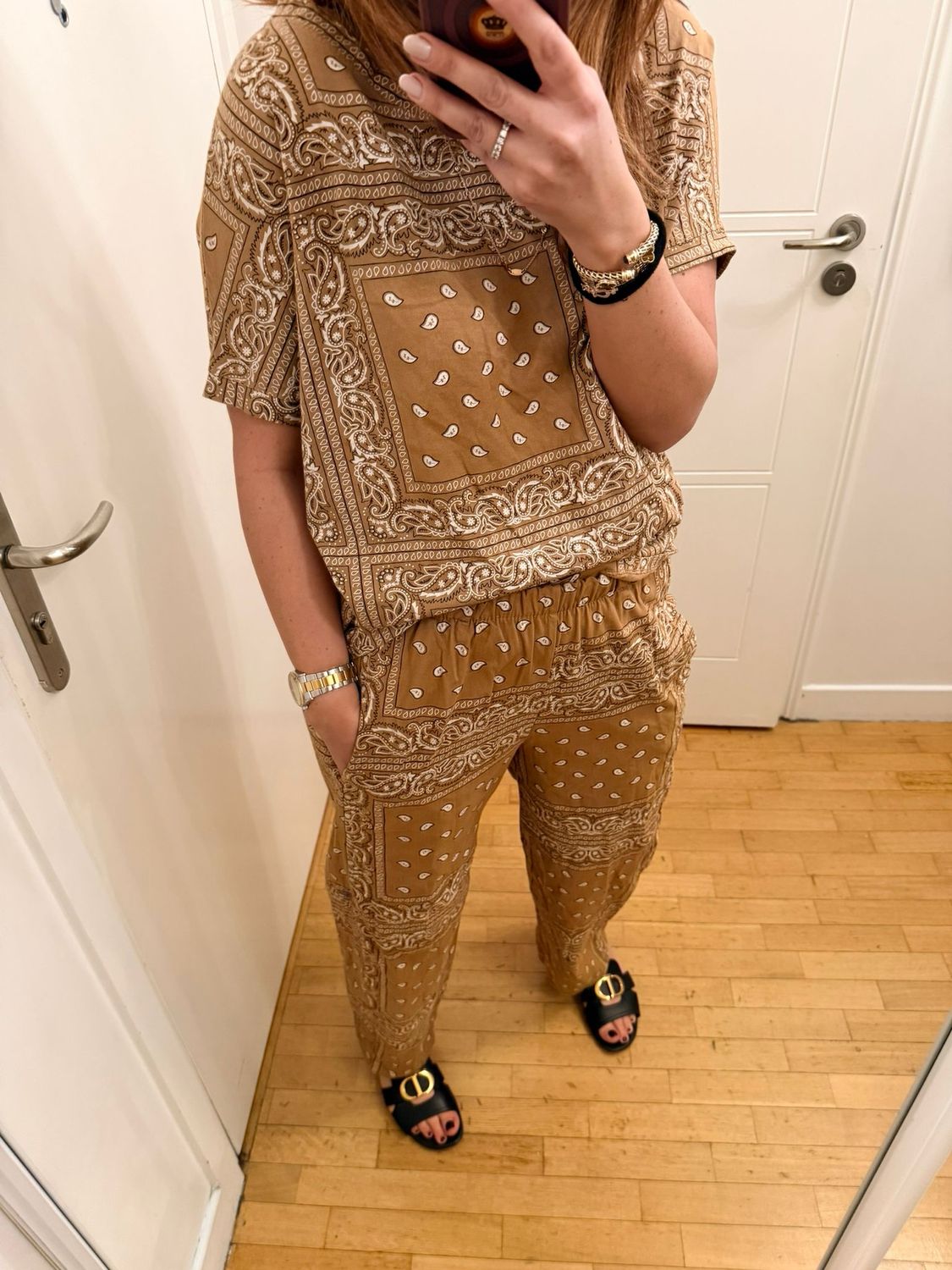 TEE shirt bandana, Coloris: Camel