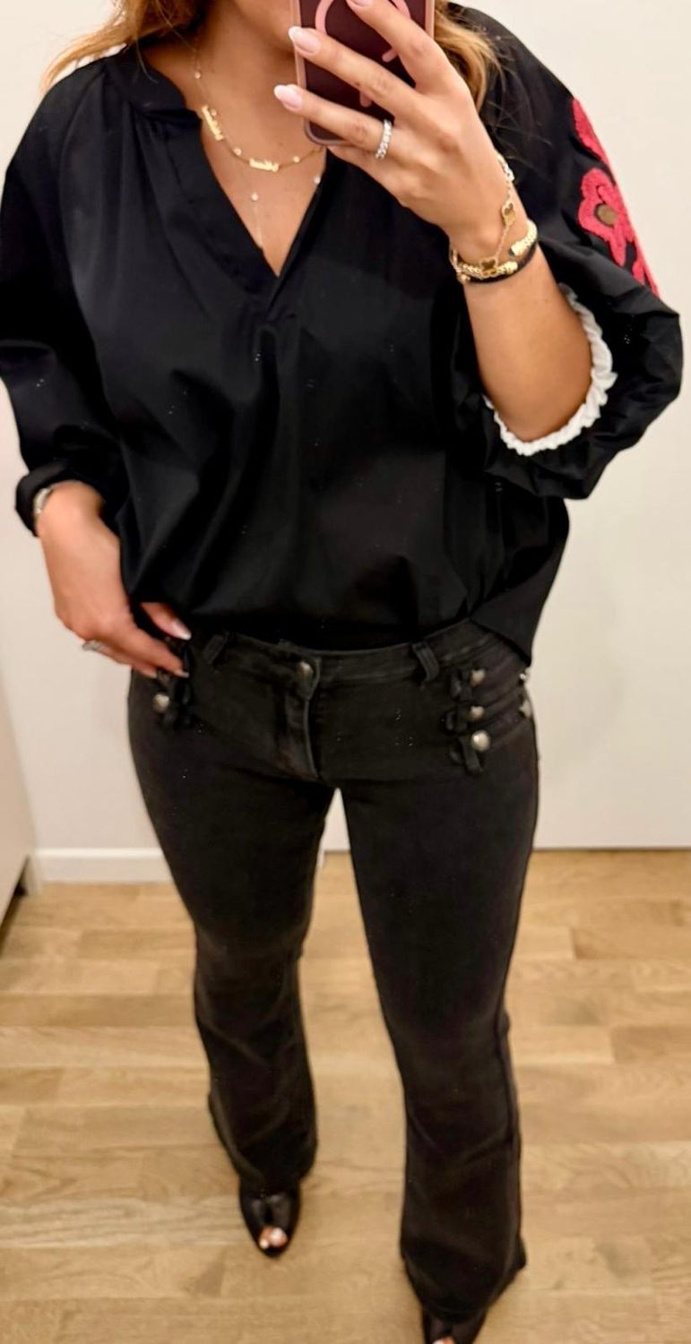 Blouse noir Lou