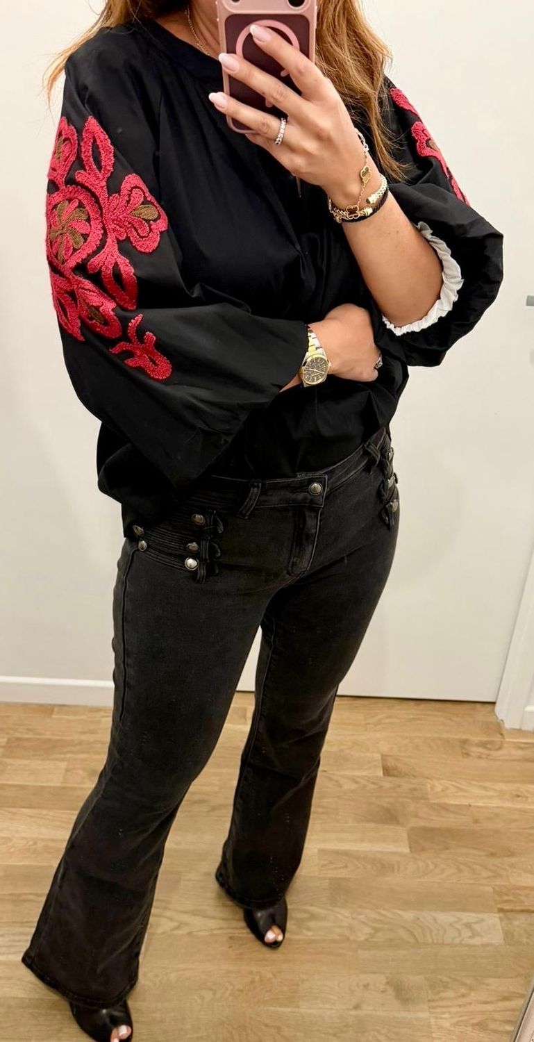 Blouse noir Lou