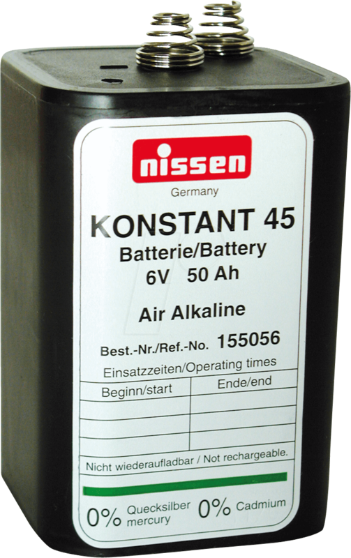 BATTERIE KONSTANT 45 6V 45-50AH