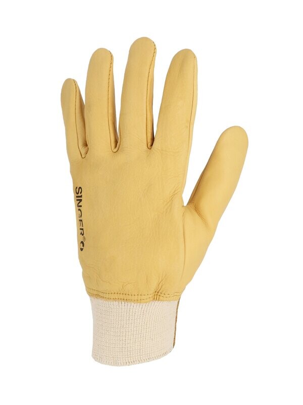 PAAR FLEUR DE BOVIN LEDERHANDSCHUHE - BEIGE FARBE PAAR FLEUR DE BOVIN LEDERHANDSCHUHE - BEIGE FARBE