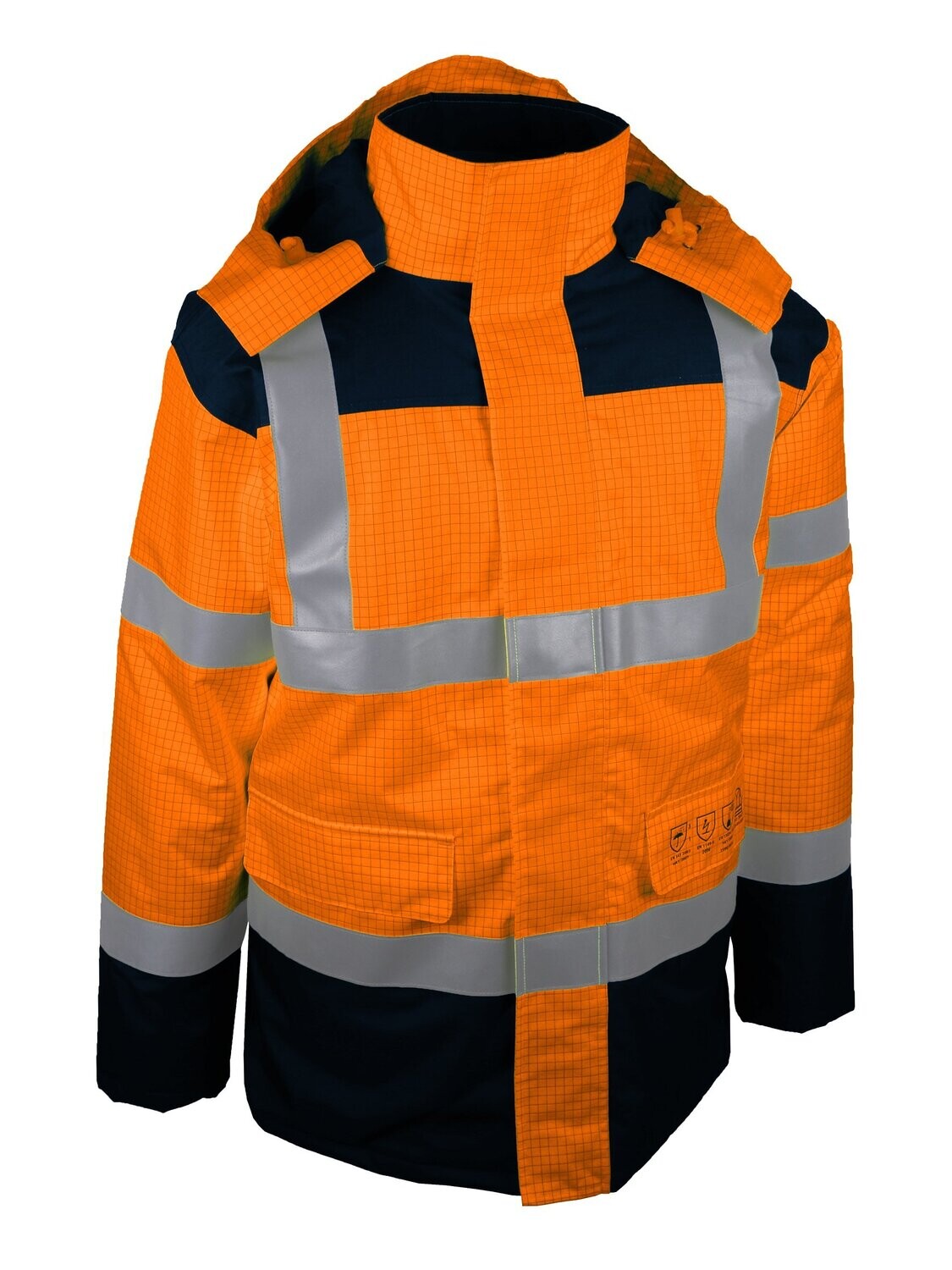 PARKA MULTIRISQUES A HAUTE VISIBILITE