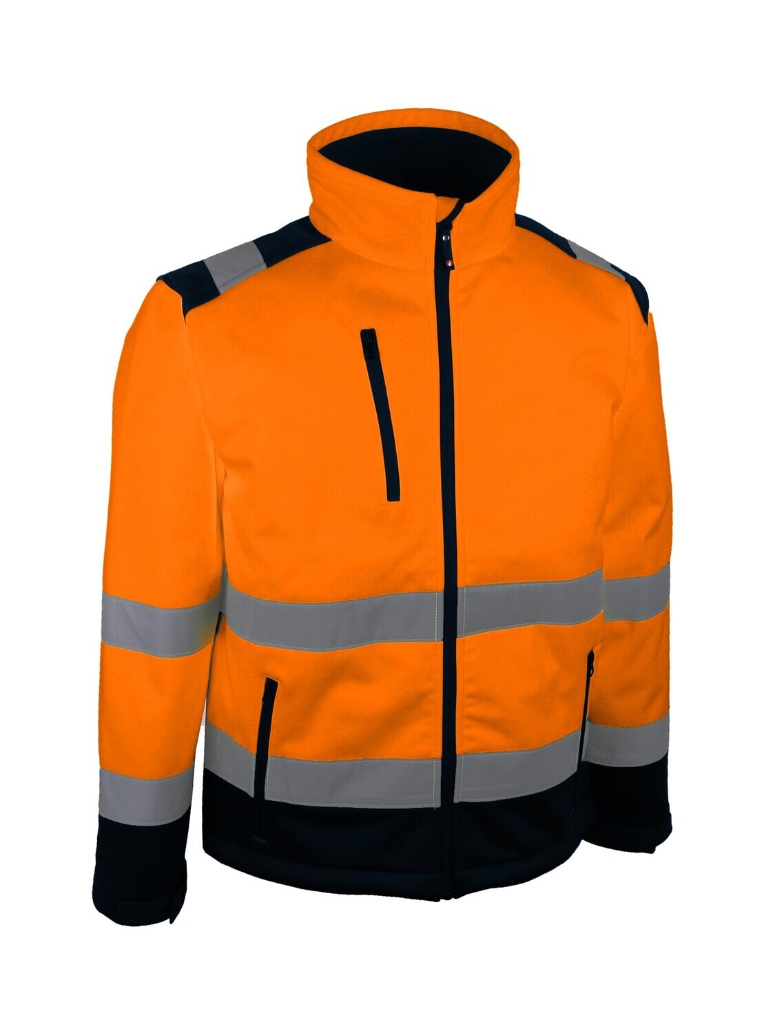 VESTE SOFTSHELL A HAUTE VISIBILITE