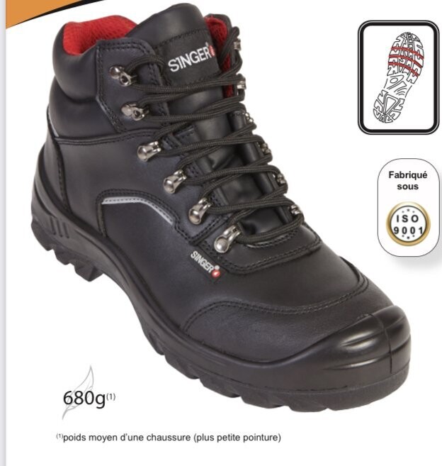 PAIRE DE CHAUSSURES DE SECURITE HAUTE PROTECTION