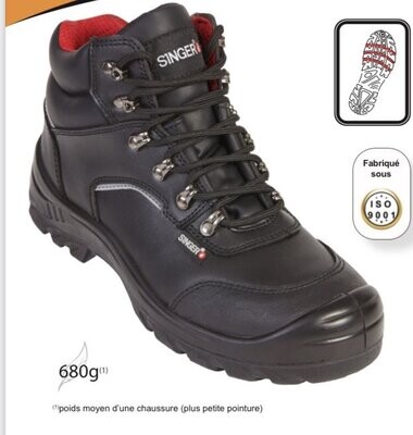 PAIRE DE CHAUSSURES DE SECURITE HAUTE PROTECTION