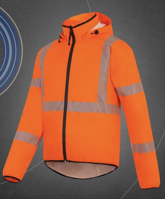 BLOUSON COUPE-VENT A HAUTE VISIBILITE