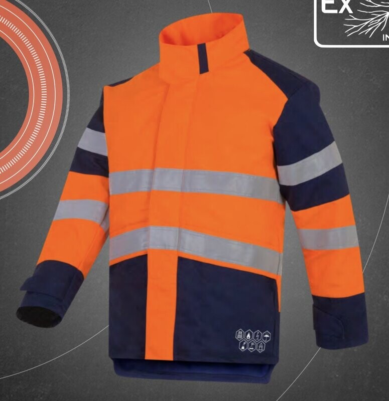 PARKA MULTIRISQUES A HAUTE VISIBILITE