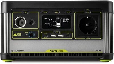 BATTERIE PORTABLE LITHIUM ULTRA COMPACTE YETI 500X - 505Wh BATTERIE PORTABLE LITHIUM ULTRA COMPACTE YETI 500X - 505Wh