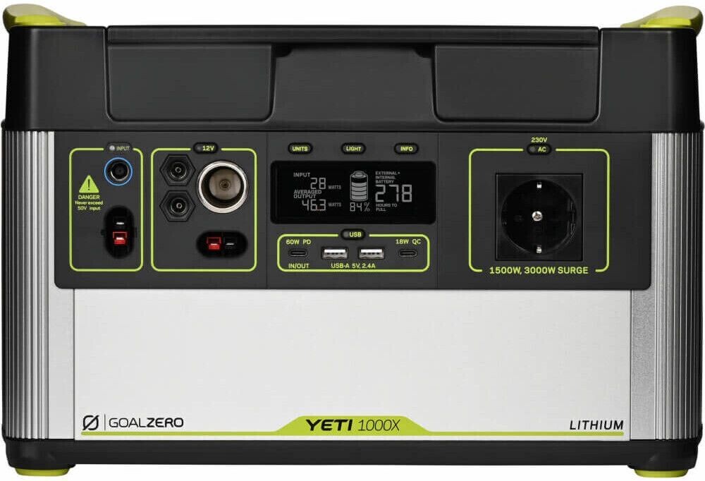 BATTERIE PORTABLE LITHIUM ULTRA COMPACTE YETI 1000X - 983Wh