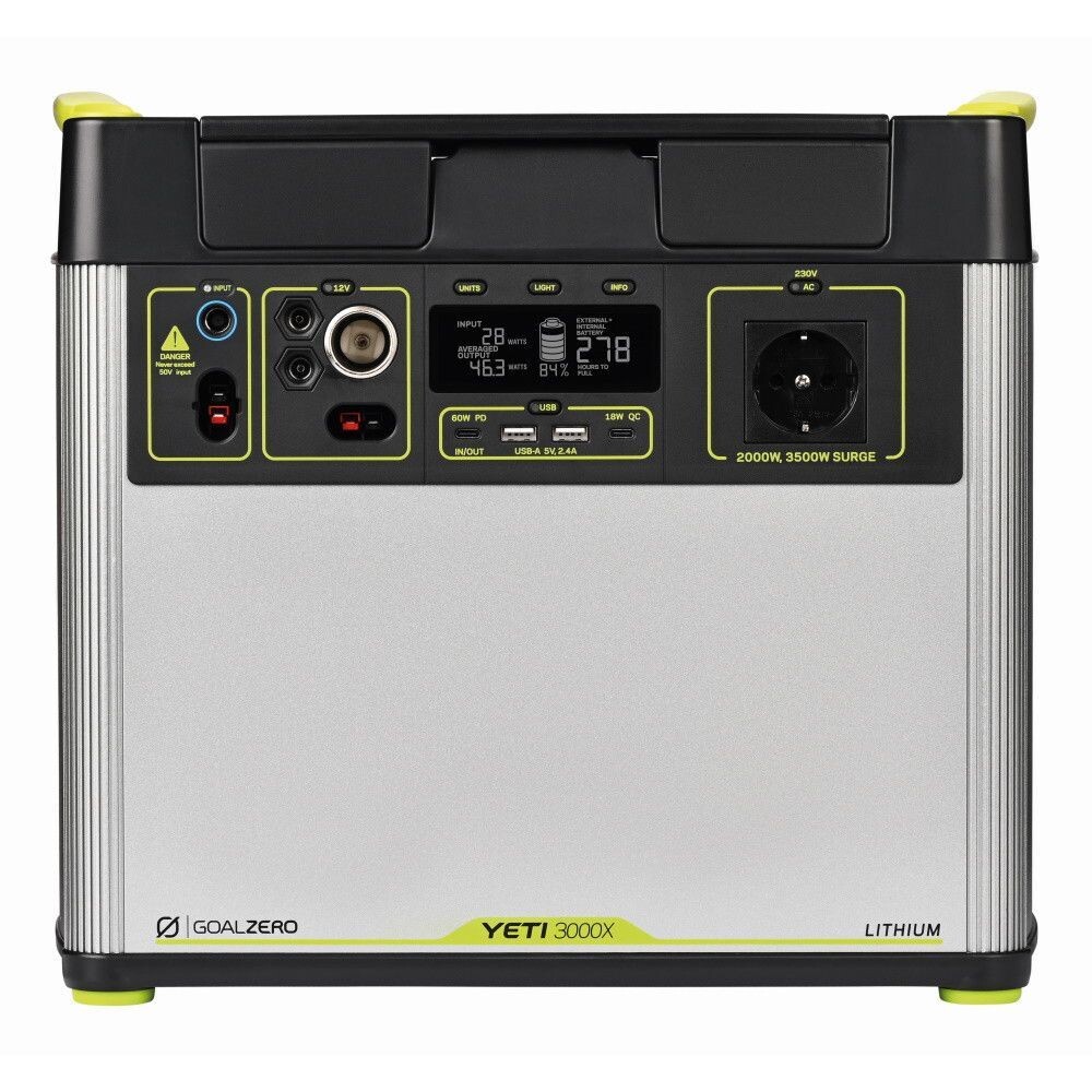 BATTERIE PORTABLE LITHIUM COMPACTE YETI 3000X - 3032Wh