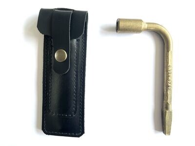 ETUI CUIR POUR CLE DE BERNE COUDEE VOYAGEUR  AVEC PASSANT CEINTURE