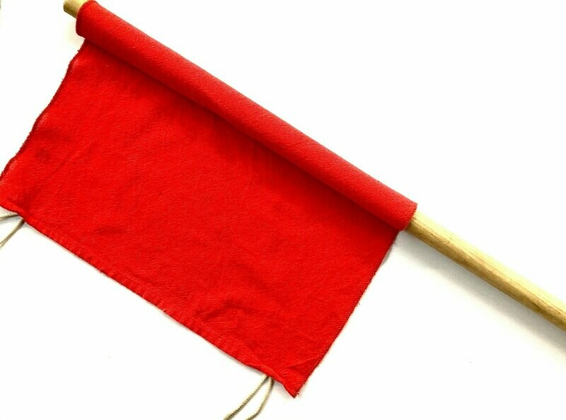 DRAPEAU DE MANOEUVRE FERROVIAIRE