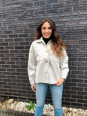 Jas Bonnie coat light beige Jas Bonnie coat light beige