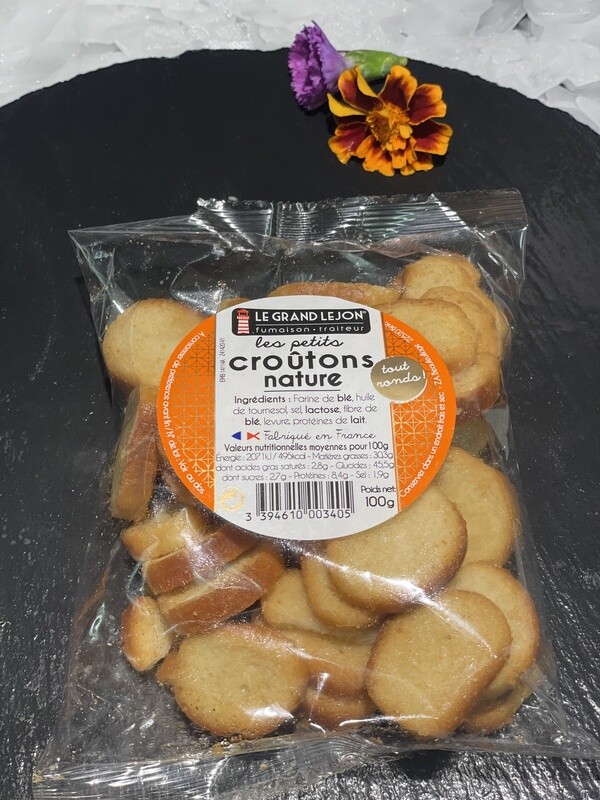 Croutons Nature - 100g - Pour soupes, salades ou apéritifs