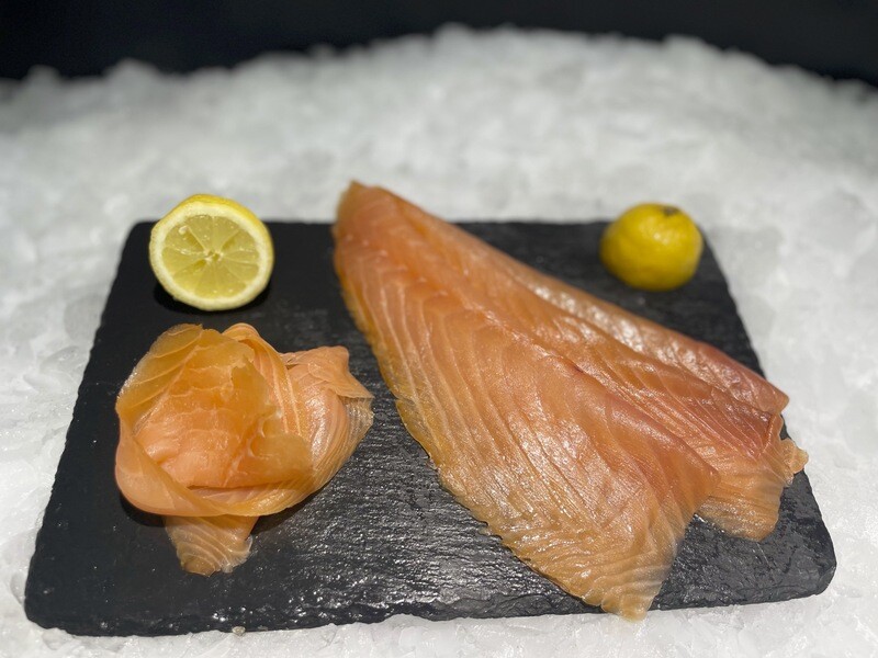 Saumon Fumé Bio d&#39;Écosse - Tranché fin, méthode traditionnelle