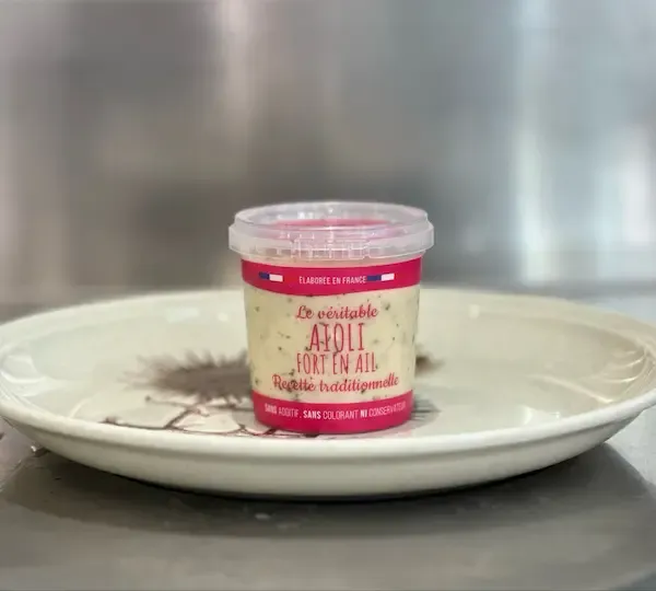 Aïoli maison à l&#39;ail et à l&#39;huile d&#39;olive, spécialité provençale