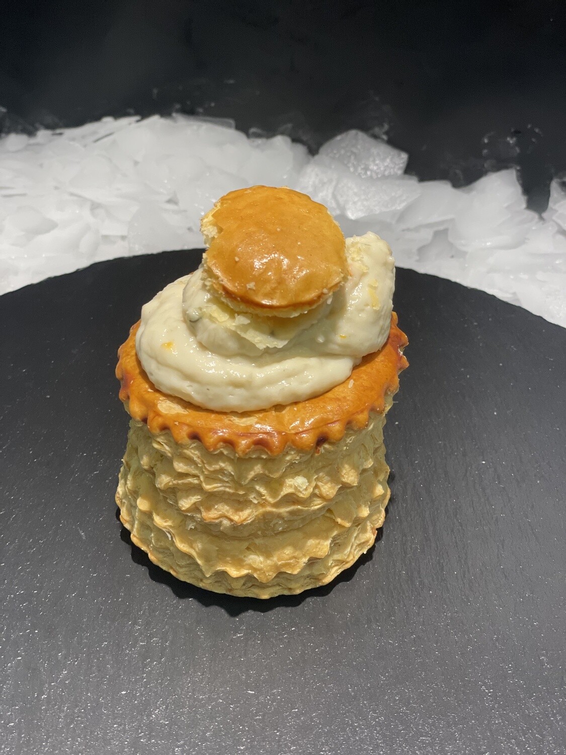 Feuilleté de Saint-Jacques au Riesling, entrée raffinée prête à réchauffer 