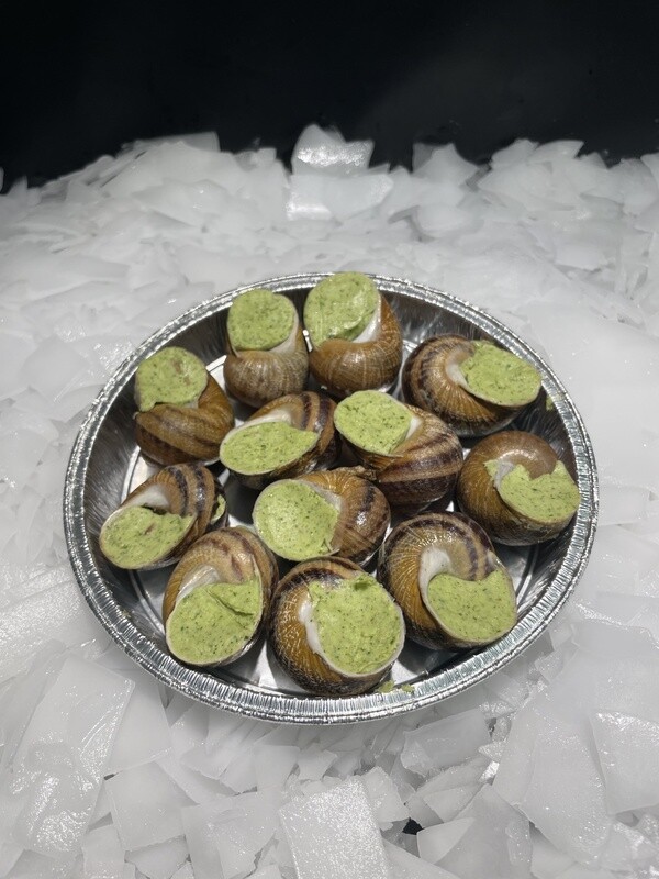 Escargots de Bourgogne au beurre persillé 12 pièces