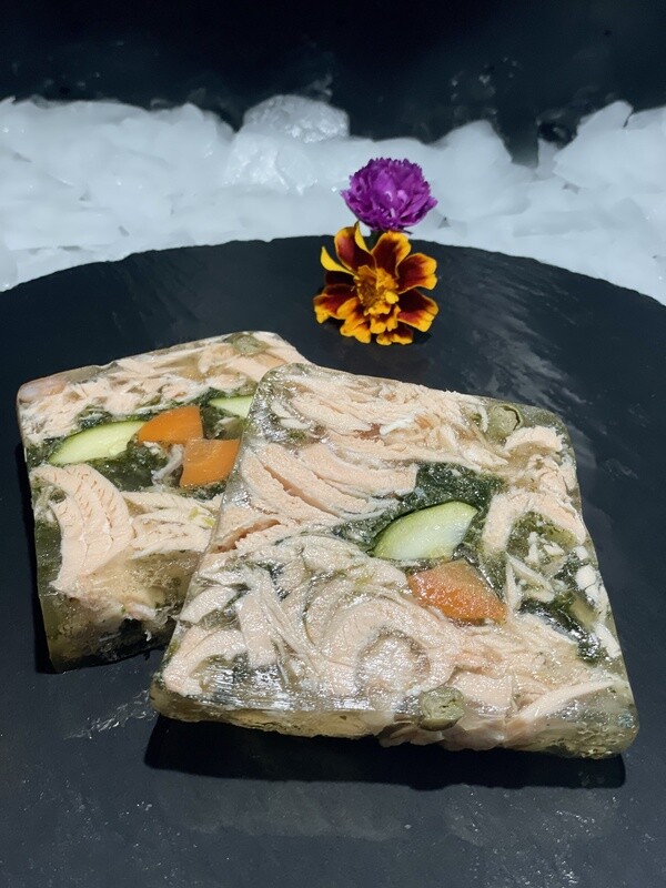 Merrine de saumon sauvage aux légumes croquants, préparation fraîche et gourmande