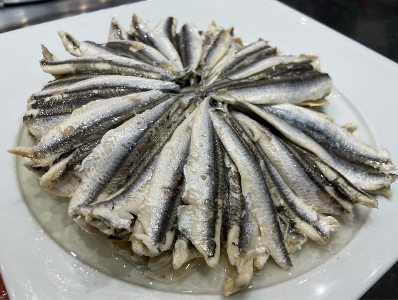 Anchois marinés à l'huile d'olive 
